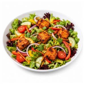 Paneer Tikka Salad paneer tikka salad